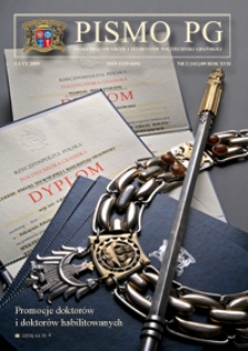 Pismo PG : pismo pracowników i studentów Politechniki Gdańskiej, 2009, R. 17