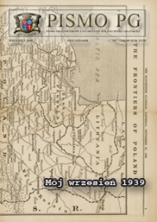 Pismo PG : pismo pracowników i studentów Politechniki Gdańskiej, 2009, R. 17