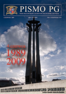 Pismo PG : pismo pracowników i studentów Politechniki Gdańskiej, 2009, R. 17