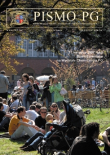 Pismo PG : pismo pracowników i studentów Politechniki Gdańskiej, 2007, R. 15, nr 4 (Kwiecień)