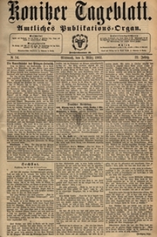 Konitzer Tageblatt.Amtliches Publikations=Organ, nr.54