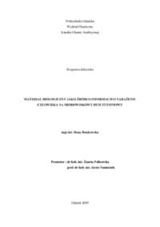 Materiał biologiczny jako źródło informacji o narażeniu człowieka na środowiskowy dym tytoniowy