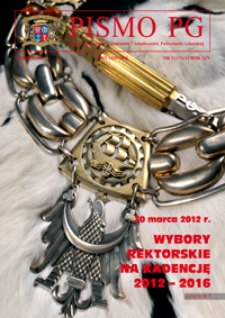 Pismo PG : Pismo Pracowników, Studentów i Absolwentów Politechniki Gdańskiej, 2012, R. 19, Nr 3 (Marzec)