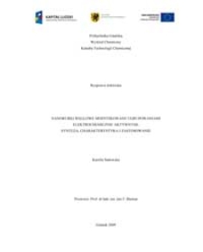 Nanorurki węglowe modyfikowane ugrupowaniami elektrochemicznie aktywnymi. Synteza, charakterystyka i zastosowanie