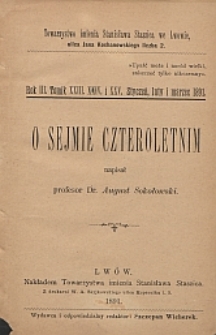 O Sejmie Czteroletnim