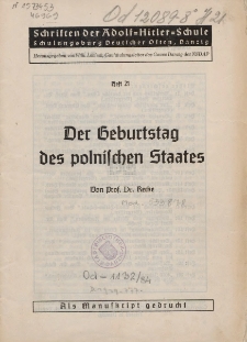 Der Geburtstag des polnischen Staates
