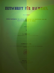 Zeitschrift für Bauwesen, Jg. 22, H. 1-12 (1872)