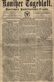 Konitzer Tageblatt.Amtliches Publikations=Organ, nr.63