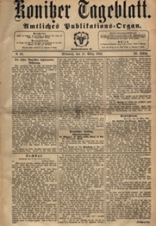 Konitzer Tageblatt.Amtliches Publikations=Organ, nr.65