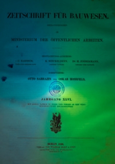 Zeitschrift für Bauwesen, Jg. 46, H. 1-12 (1896)