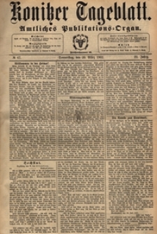 Konitzer Tageblatt.Amtliches Publikations=Organ, nr.66