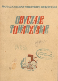 Obyczaje towarzyskie