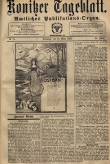 Konitzer Tageblatt.Amtliches Publikations=Organ, nr.75
