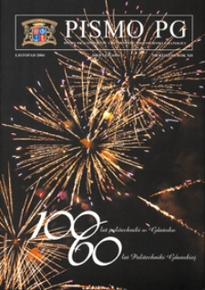 Pismo PG : pismo pracowników i studentów Politechniki Gdańskiej, 2004, R. 12, nr 8 (Listopad)