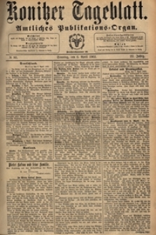 Konitzer Tageblatt.Amtliches Publikations=Organ, nr.80