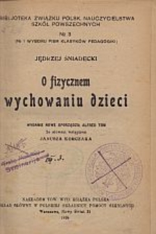 O fizycznem wychowaniu dzieci