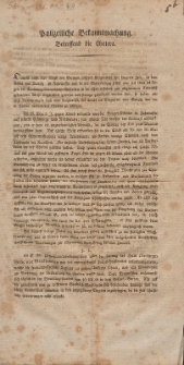 Polizeiliche Bekanntmachung : Betreffend die Cholera