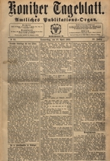 Konitzer Tageblatt.Amtliches Publikations=Organ, nr.83