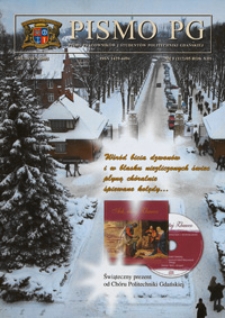 Pismo PG : pismo pracowników i studentów Politechniki Gdańskiej, 2005, R. 13, nr 9 (Grudzień)