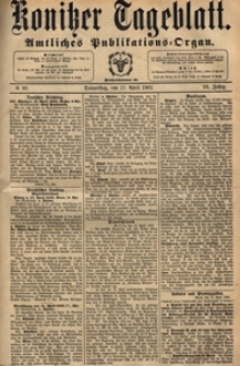 Konitzer Tageblatt.Amtliches Publikations=Organ, nr.88