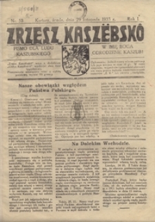 Zrzesz Kaszëbskô. Pismo dla ludu kaszubskiego. W imię Boga odrodzenie Kaszub!, nr.53, 1933