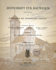 Zeitschrift für Bauwesen, Jg. 55, H. 1-12 (1905)