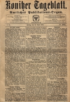 Konitzer Tageblatt.Amtliches Publikations=Organ, nr.96