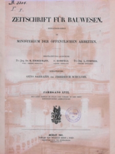 Zeitschrift für Bauwesen, Jg. 57, H. 1-12 (1907)