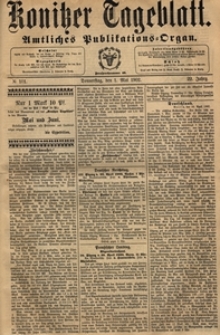Konitzer Tageblatt.Amtliches Publikations=Organ, nr.100