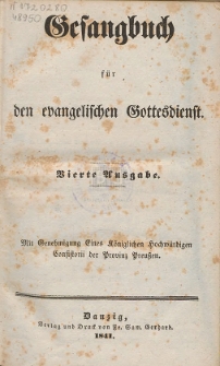 Gesangbuch für den evangelischen Gottesdienst