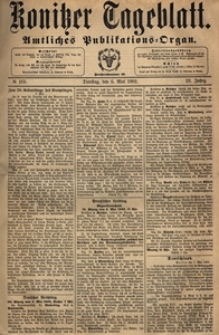 Konitzer Tageblatt.Amtliches Publikations=Organ, nr.105