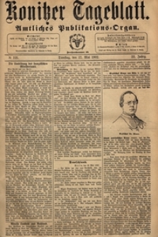 Konitzer Tageblatt.Amtliches Publikations=Organ, nr.118
