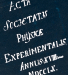 Acta Societatis Physicae Experimentalis. T. 16, 1760-1761