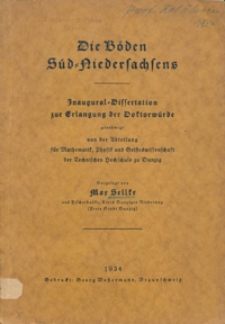 Die Böden Süd-Niedersachsen