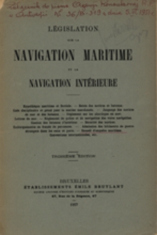 Législation sur la navigation maritime et la navigation intérieure