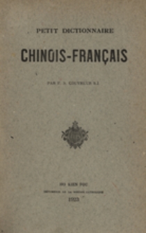 Petit dictionnaire chinois-français