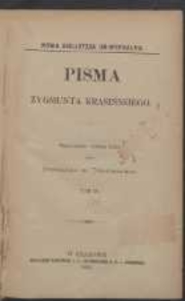 Pisma Zygmunta Krasińskiego. T. 3