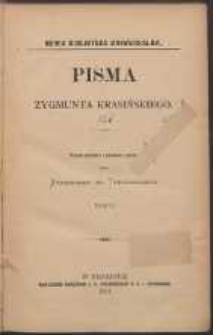 Pisma Zygmunta Krasińskiego. T. 4
