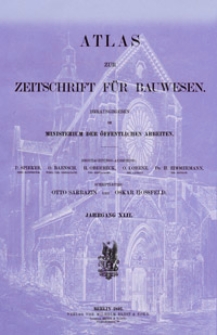 Atlas zur Zeitschrift für Bauwesen, Jg. 42, H. 1-12 (1892)