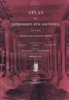 Atlas zur Zeitschrift für Bauwesen, Jg. 48, H. 1-12 (1898)