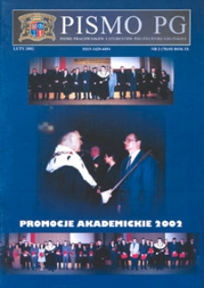 Pismo PG : pismo pracowników i studentów Politechniki Gdańskiej, 2002, R. 10, nr 2 (Luty)