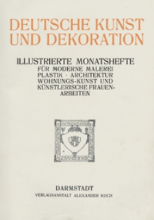 Deutsche Kunst und Dekoration 1914