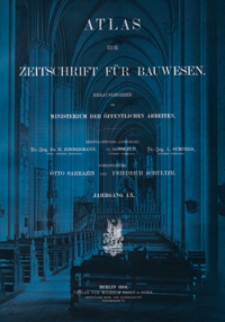 Atlas zur Zeitschrift für Bauwesen, Jg. 60, H. 1-12 (1910)