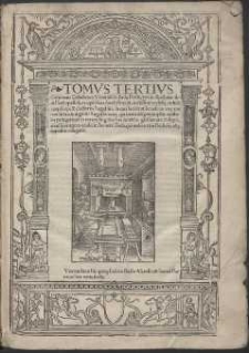 Tomus tertius continens collectanea venerabilis Bed[a]e presbyteri in epistolas diui Pauli apostoli [...]