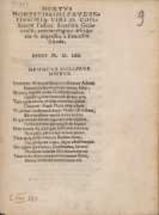 Hortvs Honestissimi Prvdentissimiqve Viri D. Constantini Ferberi, Senatoris Gedanensis, carmine elegiaco descriptus et impressus a Francisco Rhodo