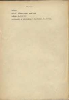 Fragmenty różnych wersji " Posłowia" dotyczącego twórczości i działalności Aleksandra Majkowskiego