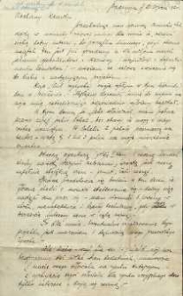 Korespondencja Majkowskiej Franciszki - korespondencja różna