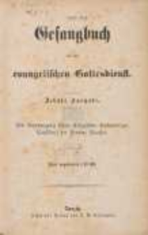 Gesangbuch für den evangelischen Gottesdienst