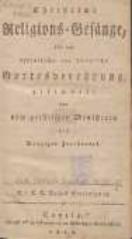 Christliche Religions Gesänge für die öffentliche und häusliche Gottesverehrung : gesammelt von dem geistlichen Ministerio des Danziger Freistaates