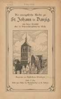 Die evangelische Kirche zu St. Johann in Danzig : Ein kurzer Überblick über die Sehenswürdigkeiten der Kirche